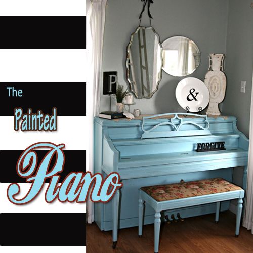 Have you ever wanted to paint your piano?!