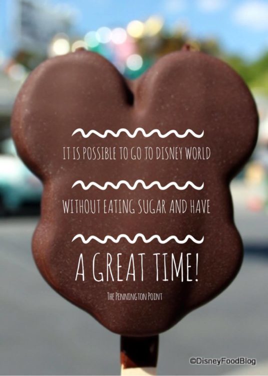 Disney World is just as much fun without eating sugar! Here are some great tips for how to do it. 