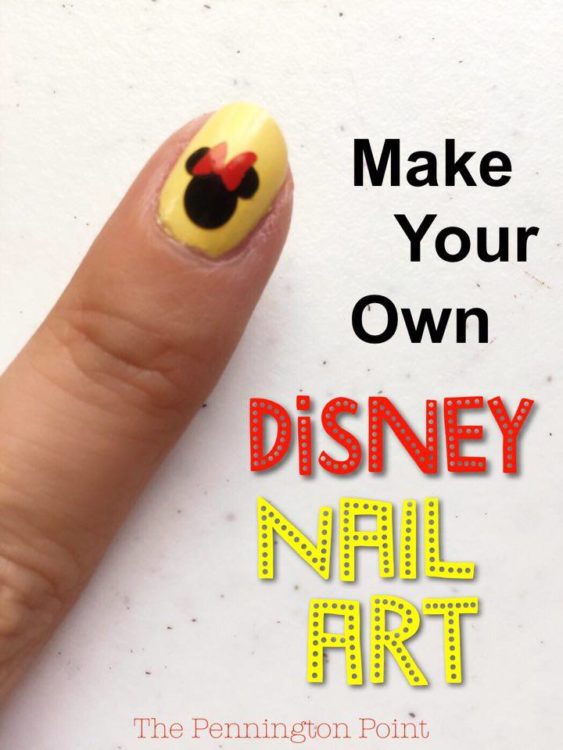 Make your own Disney nail art with the Cricut. It's so fun and easy and FREE usning scraps from other projects.