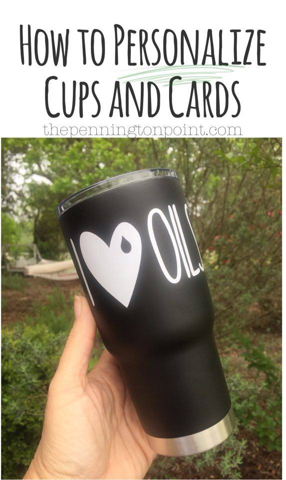 Personalize Your Own Cards and Cups!