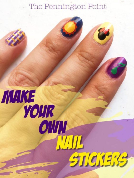 Using your Cricut you can make your own FREE nail art! Girls' birthday parties, slumber parties, sports nail art are just SOME of the possibilities!