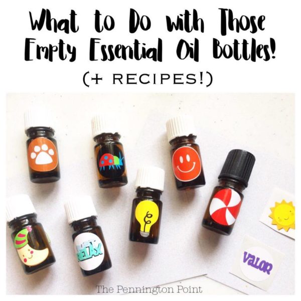 How to use your empty essential oil bottles