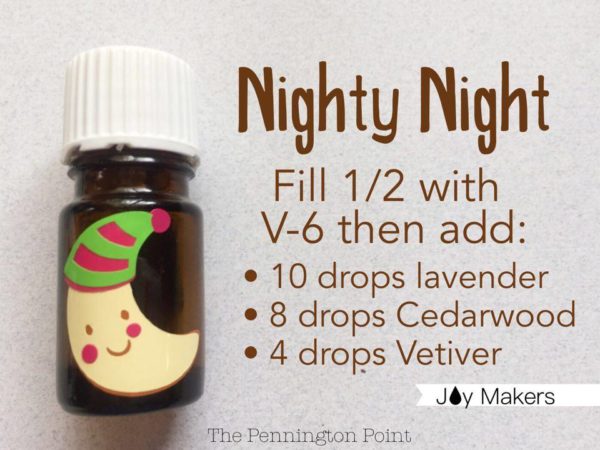 Great ideas for how to use those empty essential oil bottles! This recipe will help you at night. You could even make a blend for the kids to have their own! 