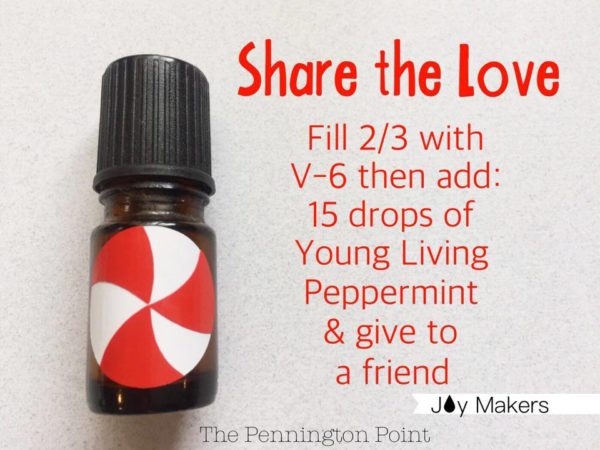 Share peppermint with your friends by using your old essential oil bottles. Plus lots of other great recipes and ideas!