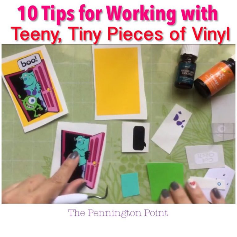 10 Tips for Working with Teeny Tiny Pieces of Adhesive Vinyl