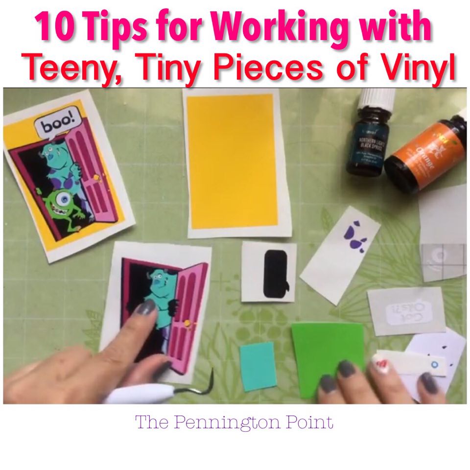 Great ideas for making small projects with adhesive vinyl. These will make you life so much easier! #cricut
