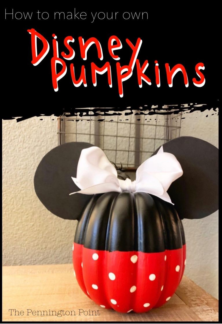 Easy to Make Disney Pumpkins