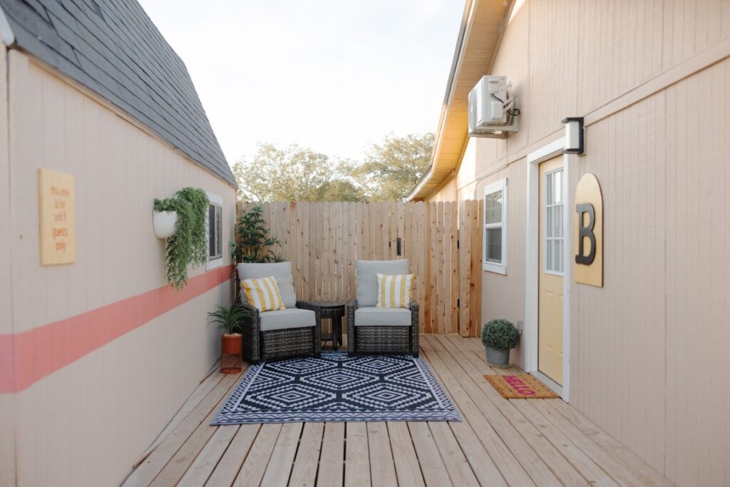 Kerrvile, Texas AirBNB Unit B Lounge Area
